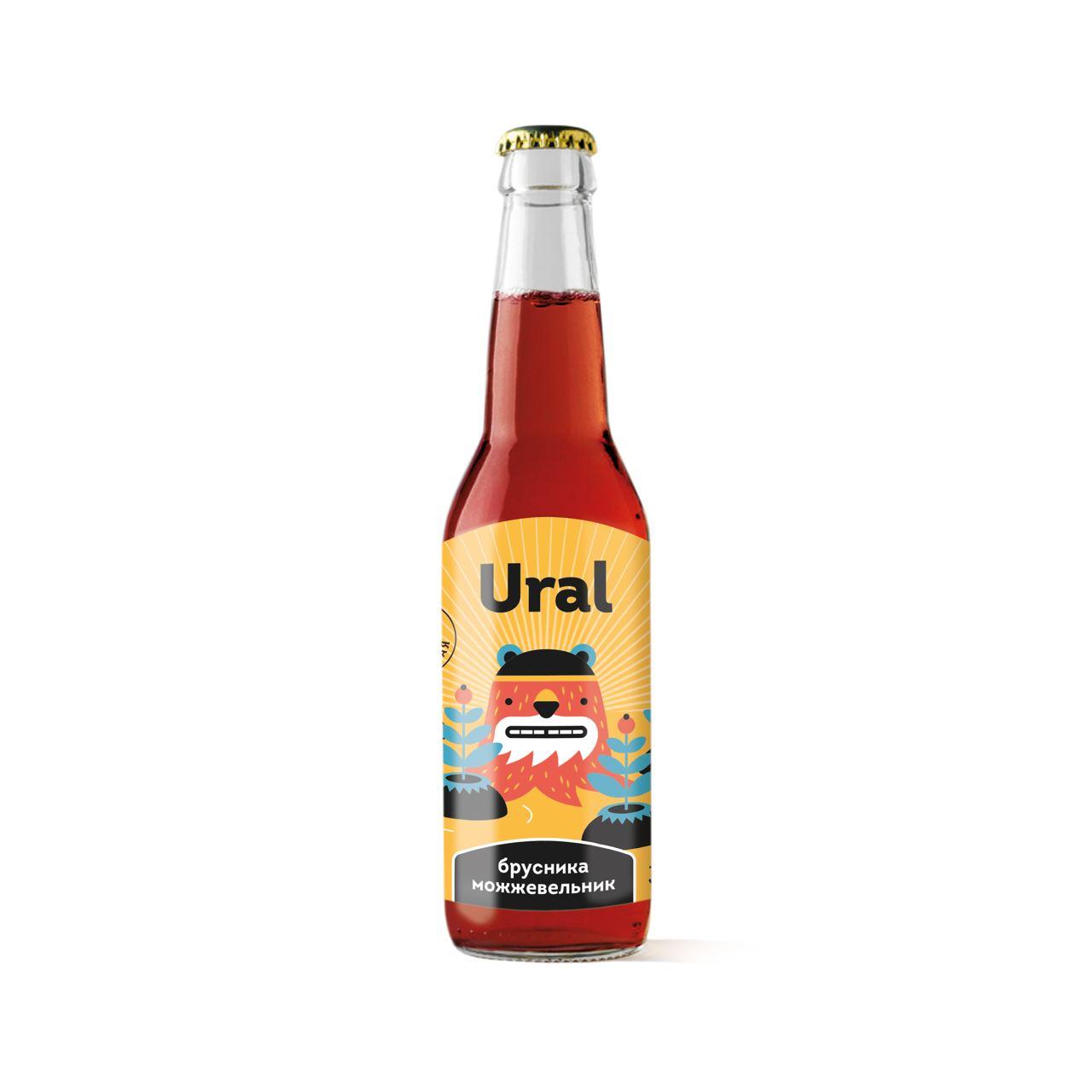 Лимонад Ural брусника можжевельник